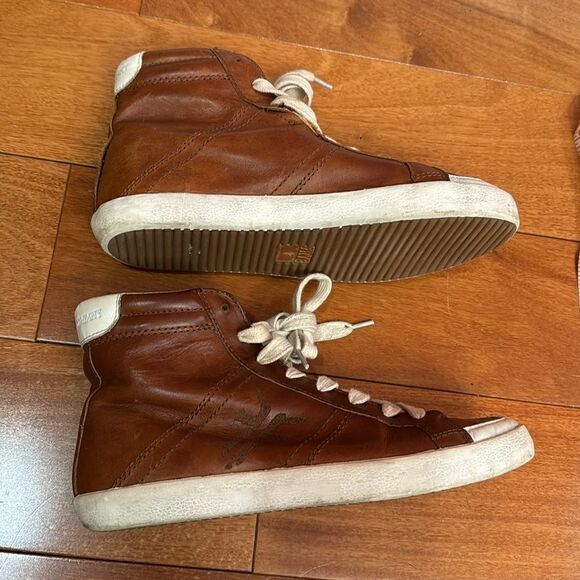 Frye and Co Dylan High-Calf/COG  High Lace-up casual COGNAC Boots size 8 - Picture 3 of 11